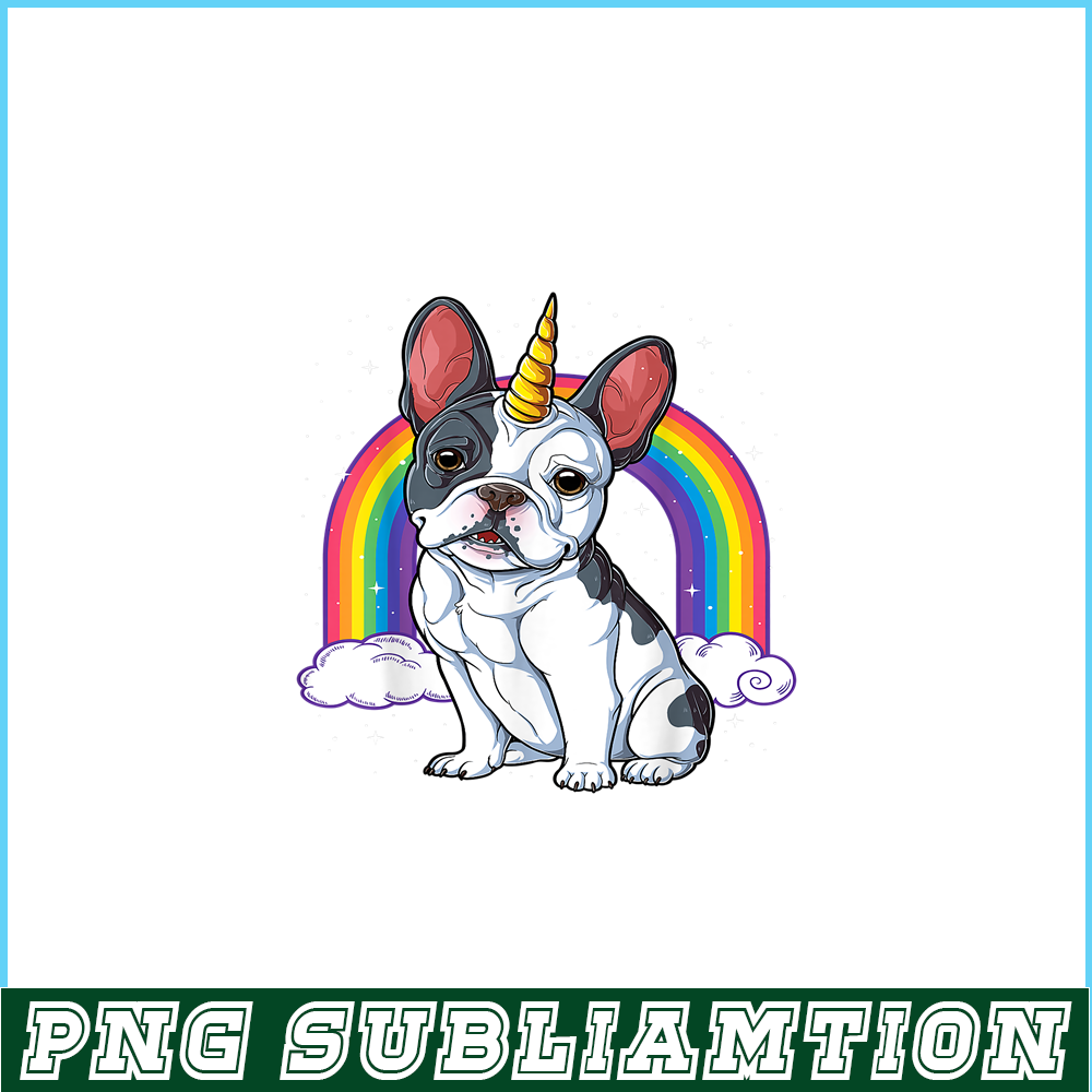 HL161023106-Frenchicorn Bulldog PNG, Frenchie Dog Lover PNG, French Dog Artwork PNG.png