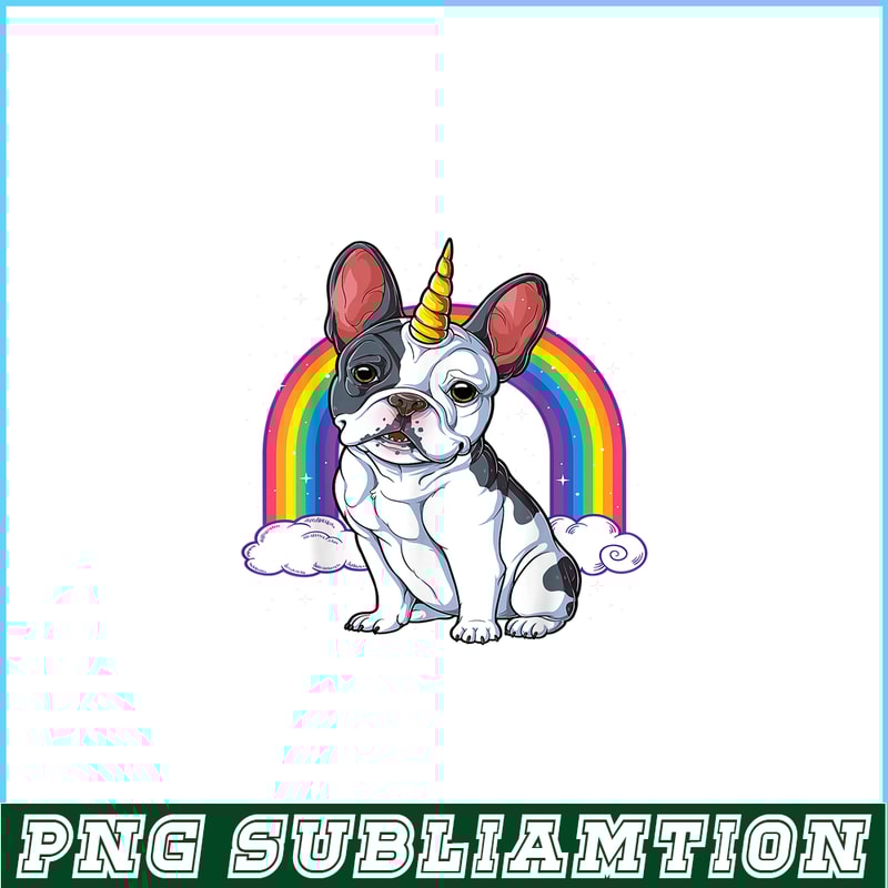 HL161023106-Frenchicorn Bulldog PNG, Frenchie Dog Lover PNG, French Dog Artwork PNG.png