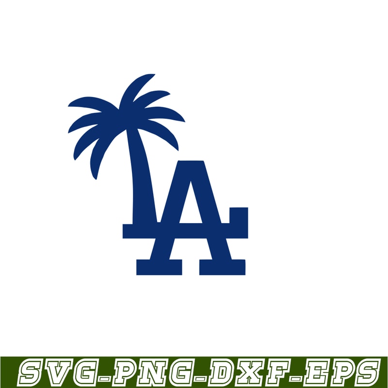 MLB011223119-LA Dodgers Coconut Tree SVG, Major League Baseball SVG, MLB Lovers SVG MLB011223119.png