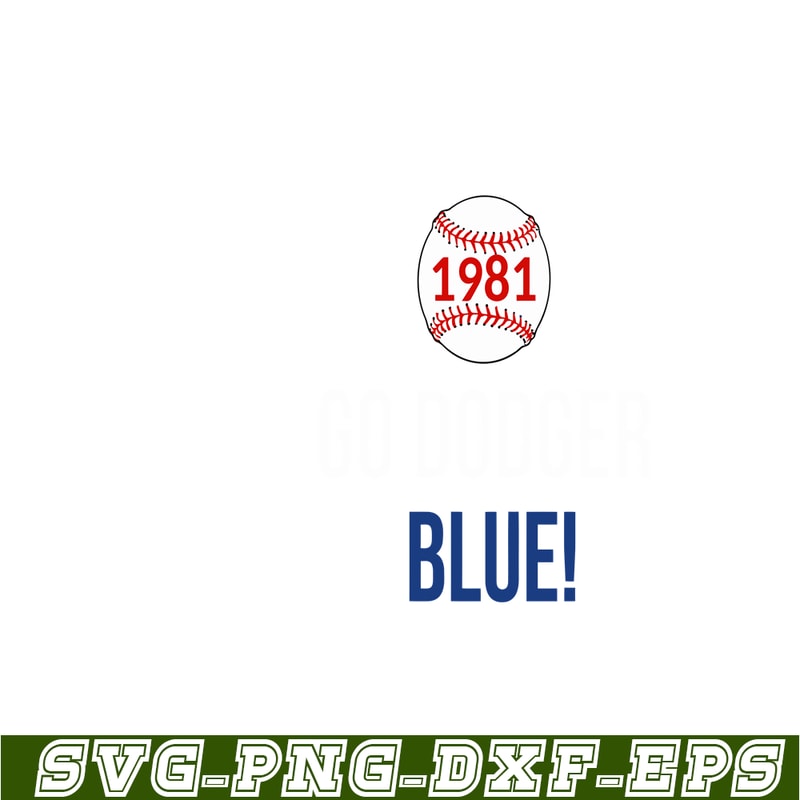 MLB011223130-Go Dodger 1981 SVG, Major League Baseball SVG, MLB Lovers SVG MLB011223130.png