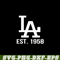 MLB011223137-LA Dodgers EST 1958 Text SVG, Major League Baseball SVG, MLB Lovers SVG MLB011223137.png