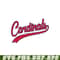 MLB2041223106-Cardinals Red Text SVG, Major League Baseball SVG, Baseball SVG MLB2041223106.png
