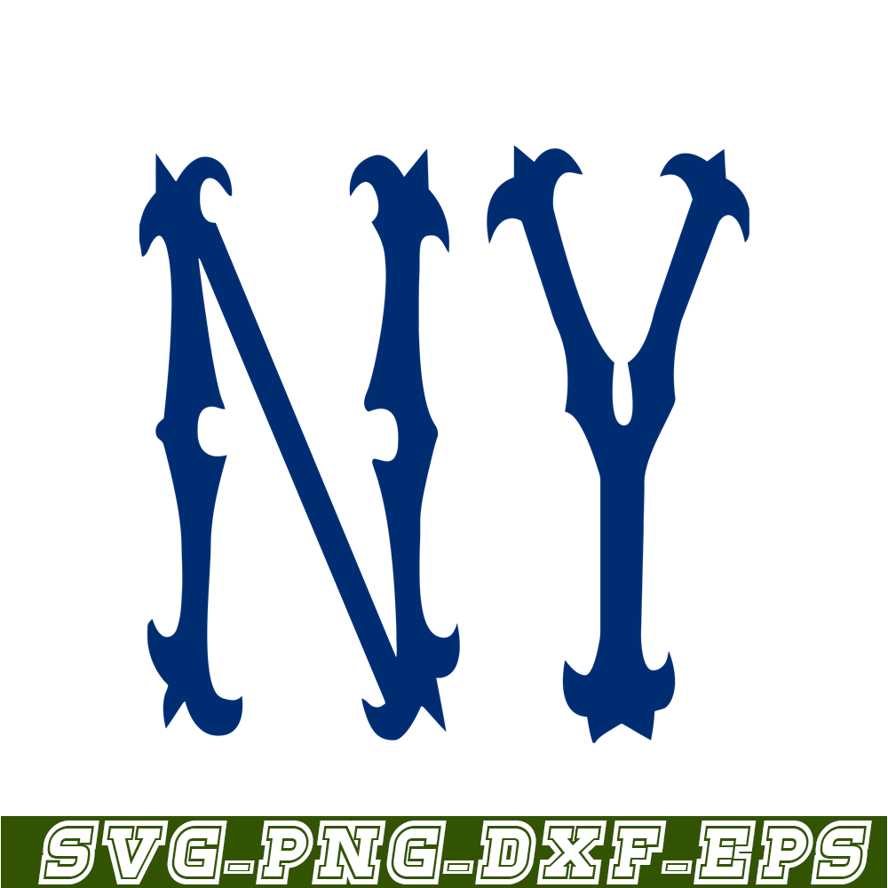 MLB204122338-NY Yankees The Blue Font SVG, Major League Baseball SVG, Baseball SVG MLB204122338.png