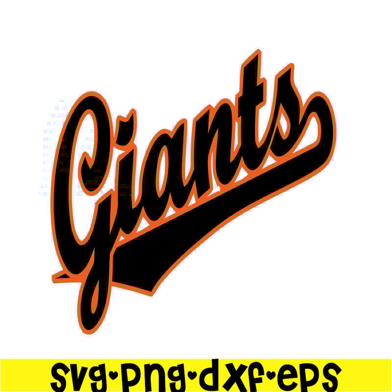 MLB204122387-Giants The Text SVG, Major League Baseball SVG, Baseball SVG MLB204122387.png