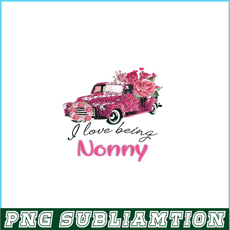 VLT19102357-I Love Being Nonny PNG, Pink Valentine PNG, Valentine Holidays PNG.png