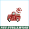 VLT211023106-Red Vintage Truck PNG, Sweet Valentine PNG, Valentine Holidays PNG.png