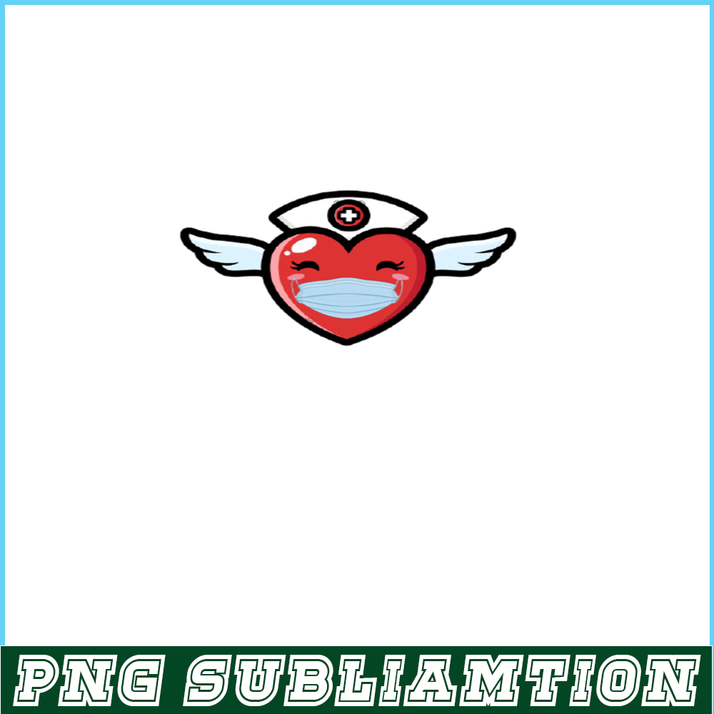 VLT21102379-Heart Wearing a Mask PNG, Sweet Valentine PNG, Valentine Holidays PNG.png