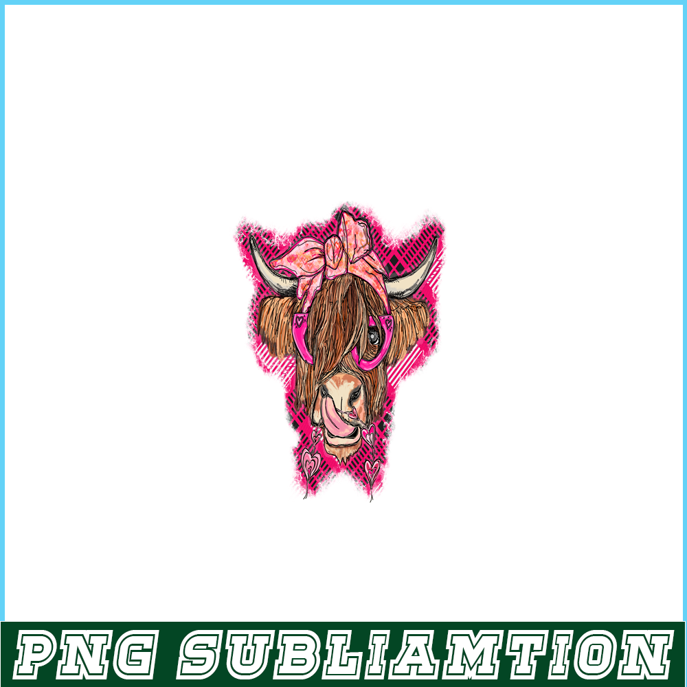 VLT21102395-Valentine Highland Cow PNG, Sweet Valentine PNG, Valentine Holidays PNG.png