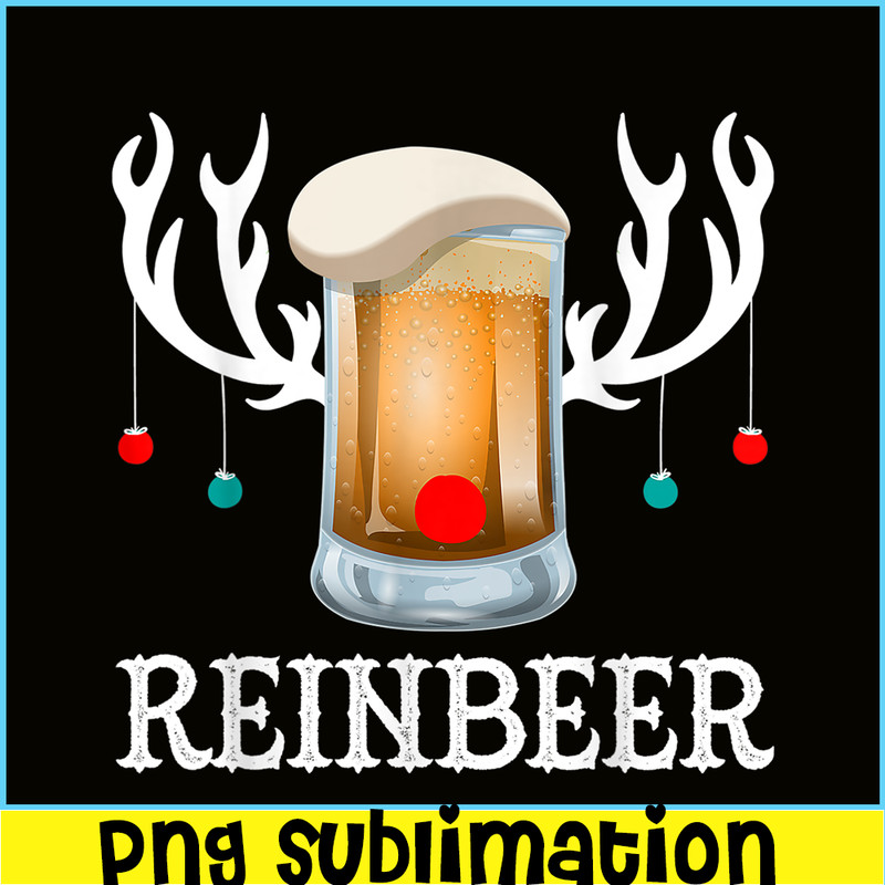 BEER28102367-Reinbeer PNG Funny Christmas Gift For Beer Lovers PNG Christmas And Beer PNG.png