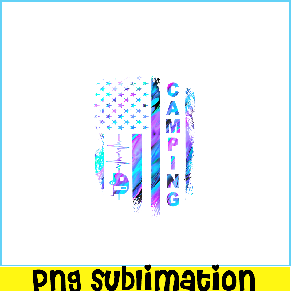 CAMP07112349-Camping American flag PNG Love Camping PNG Camper PNG.png