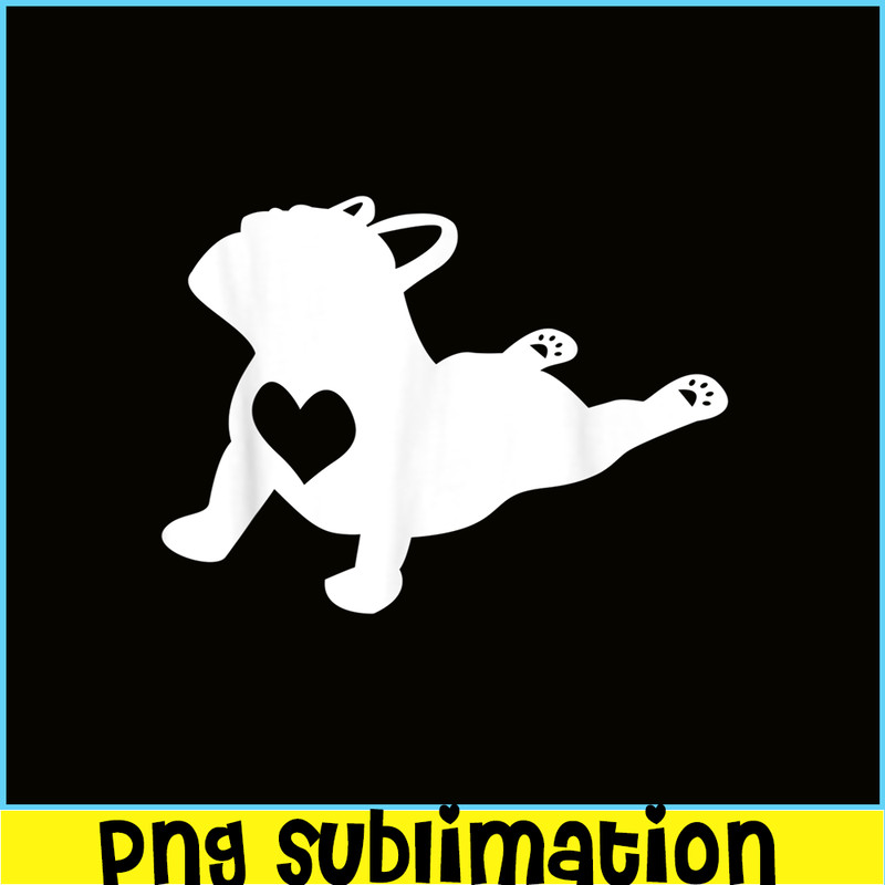 HL161023115-French Bulldog Yoga Love Heart PNG, Frenchie Dog Lover PNG, French Dog Artwork PNG.png