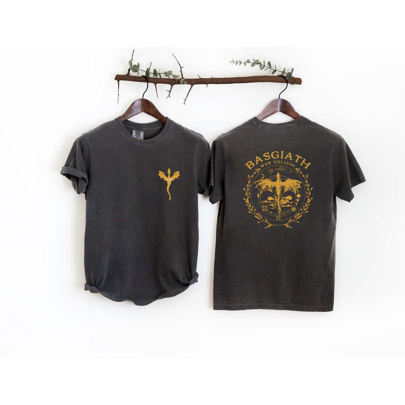 Basgiath War College Double-Sided Comfort colors Sweatshirt, Fourth Wing Riders Gift Tee, Fly or Die Design Tshirt, Violet Sorrengail hoodie.jpg