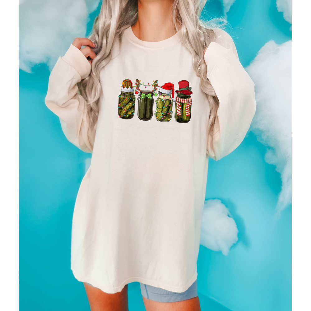 Canned Pickles Christmas Comfort colors Shirt, Funny Canned Pickles Shirts, Canning Season t shirt, Canning Season Shirts, Pickles T-Shirts.jpg