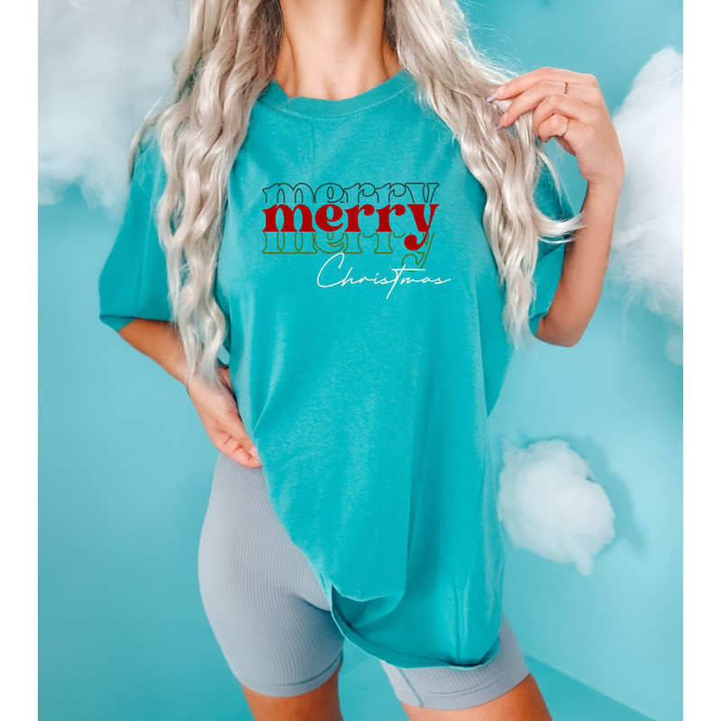 Christmas Comfort colors shirt, Merry Shirt, Christmas Tee Shirt, Holiday Shirt, Christmas Tshirt, Xmas Shirts, Cute Christmas Tees, hoodie.jpg