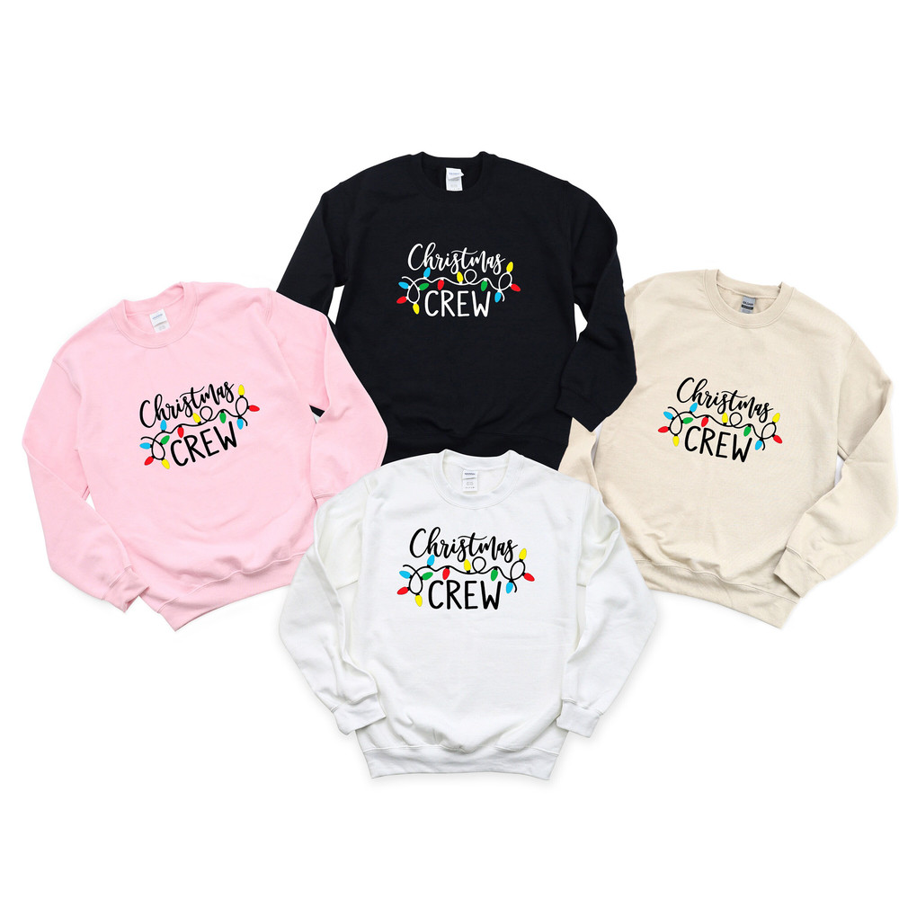 Christmas Crew Christmas Lights Comfort colors T-Shirt, Merry Christmas Shirt, Matching Christmas Shirts, Family Christmas Shirts, Christmas.jpg