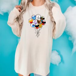 disney mickey balloon comfort colors t-shirt, animal kingdom shirt, disney trip shirts, wd