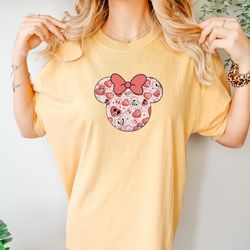 disney minnie comfort colors shirt,disney shirt for women,disney ear shirt,disney mickey s