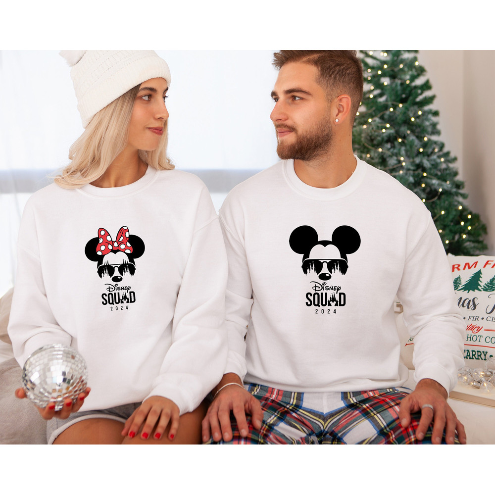 Disney Squad Family Group Comfort colors Shirt, Mickey Mouse Sweatshirt, Minnie Mouse Squad Shirt, Disney Best Friends Tee Disney World 2024.jpg