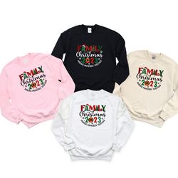 family christmas 2023 comfort colors shirt, funny family christmas tshirt, 2023 tee,family