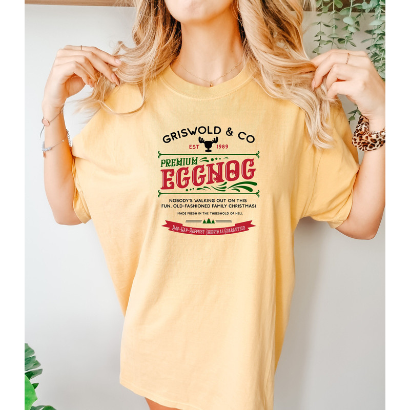 Griswold & Co Premium Eggnog Shirt, Clark Griswold Comfort colors Shirts, Christmas Party Tees, Funny Xmas sweatShirt, Merry Christmas Tees.jpg