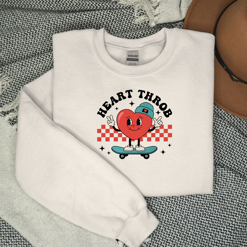 Heart Throb Comfort colors shirt, Unisex Valentines Tee, Heart, Western Valentines Shirt, Trendy Valentines Tee, Cute Valentines Day Tee, te.jpg