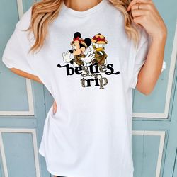 minnie and daisy besties trip comfort colors shirt, disney besties shirts, disney shirt fo
