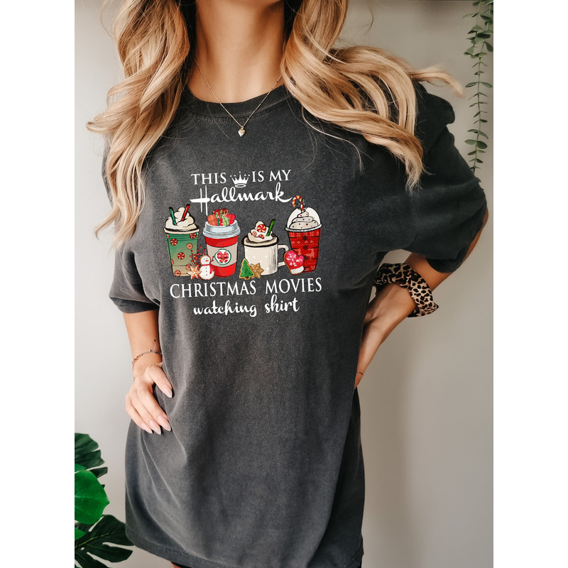 This Is My Movie Watching Comfort colors Sweatshirt, Hallmark Christmas Movies Shirt,Holiday Spirit Shirt, Gift for her,cute Christmas Shirt.jpg