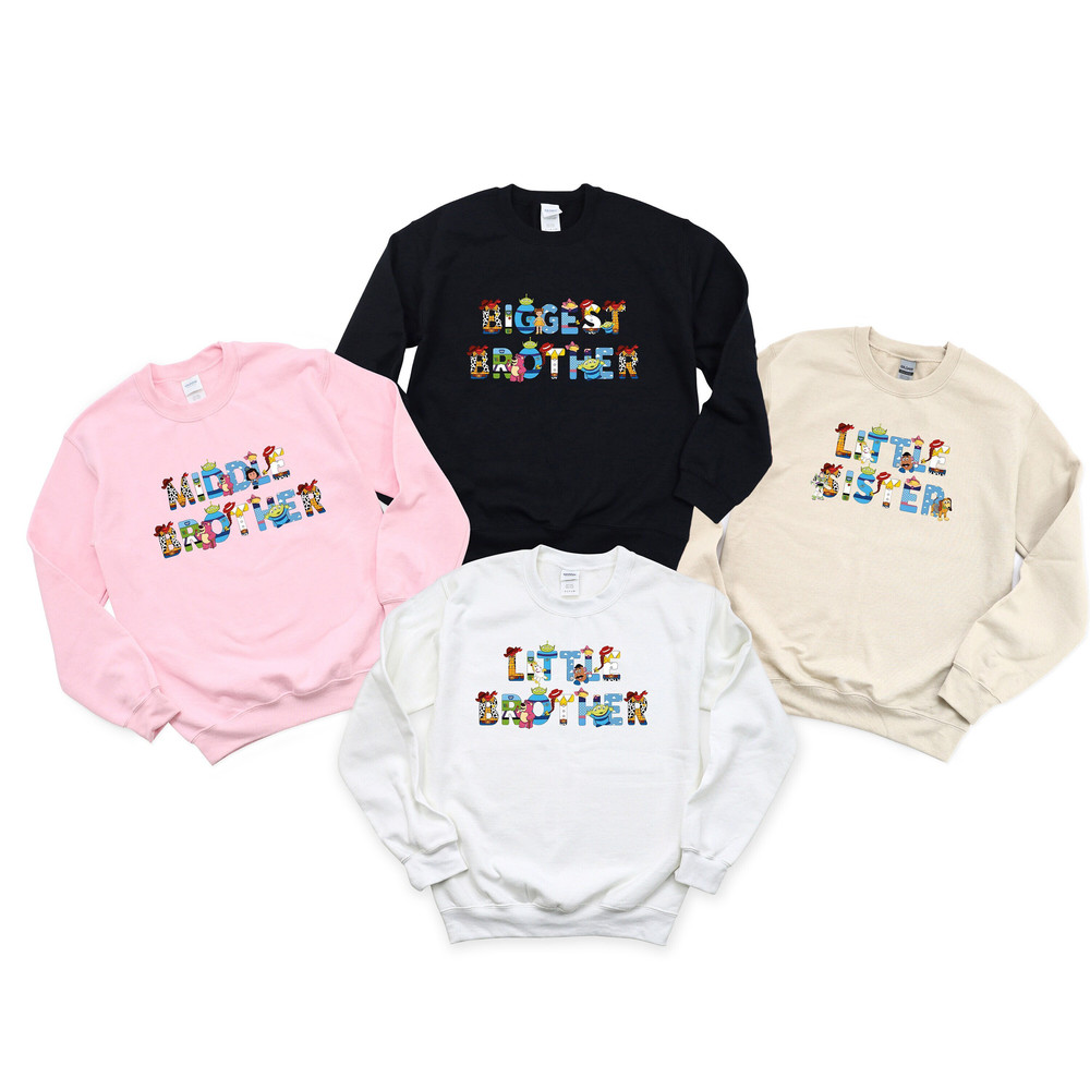 Toy Story Comfort colors hoodies, Toy Story Sister, Toy Story Family Shirts, To Infinity and beyond , Two Infinity and Beyond Parent Shirts,.jpg