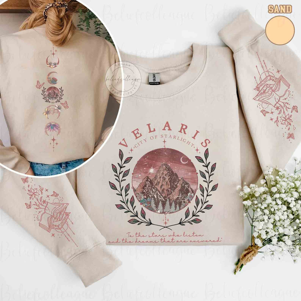 ACOTAR Velaris 2 Sided Sweatshirt, Velaris City Of Starlight Sweathirt, ACOTAR Shirt, The Night Court Shirt, Velaris Sweatshirt, Bookish 5.jpg