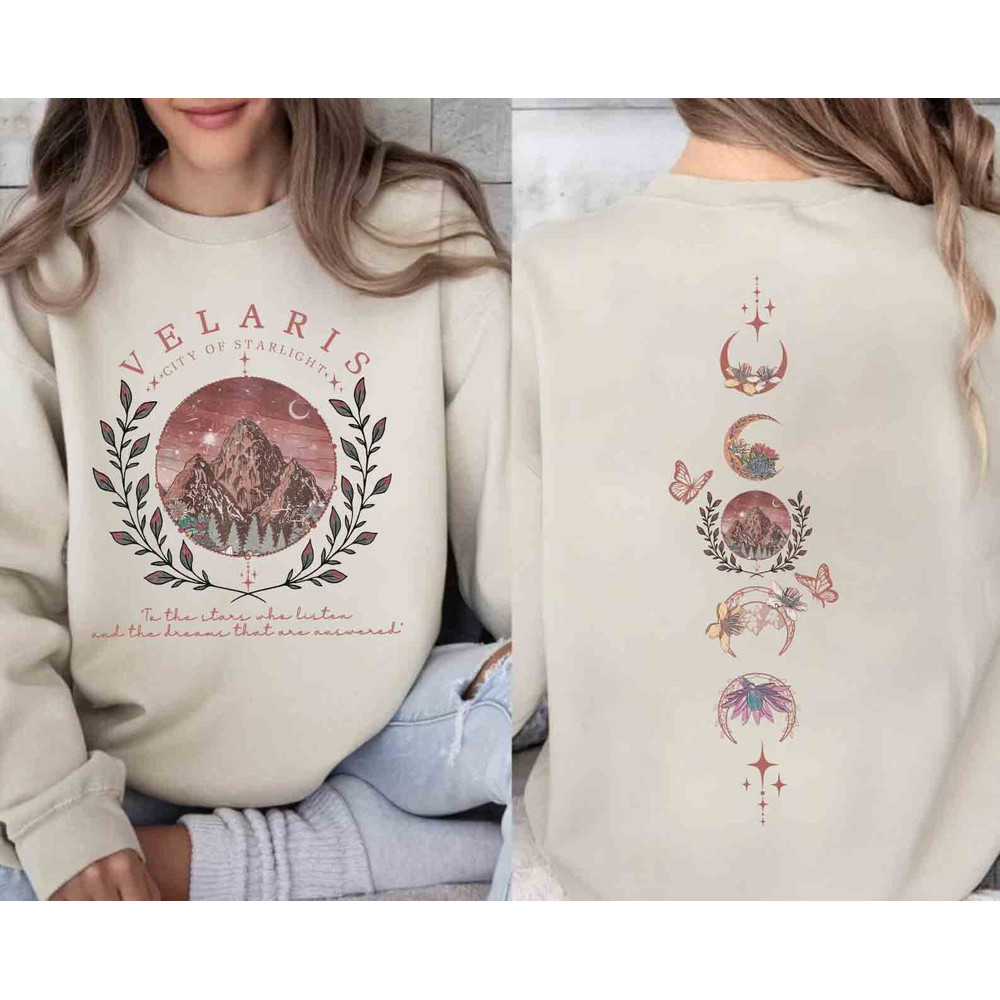 ACOTAR Velaris 2 Sided Sweatshirt, Velaris City Of Starlight Sweathirt, ACOTAR Shirt, The Night Court Shirt, Velaris Sweatshirt, Bookish.jpg