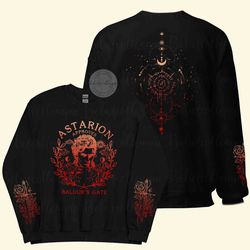 astarion baldurs gate sweatshirt, sleeve design, astarion baldurs gate 3 shirt, astarion