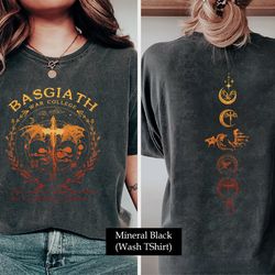 Basgiath War College 2 Sides Shirt, Fourth Wing Shirt, Rebecca Yarros Shirt, Dragon Rider