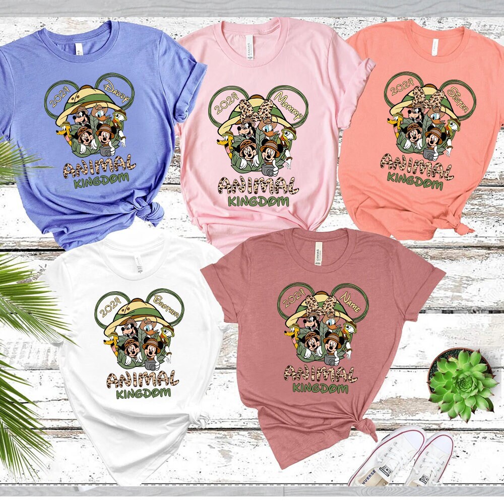 Custom 2024 Disney safari Shirt, Disney Group Shirt, Animal Kingdom Safari Mode shirt, Disneyland Family Vacation 2024 Shirt, Disney Shirts.jpg