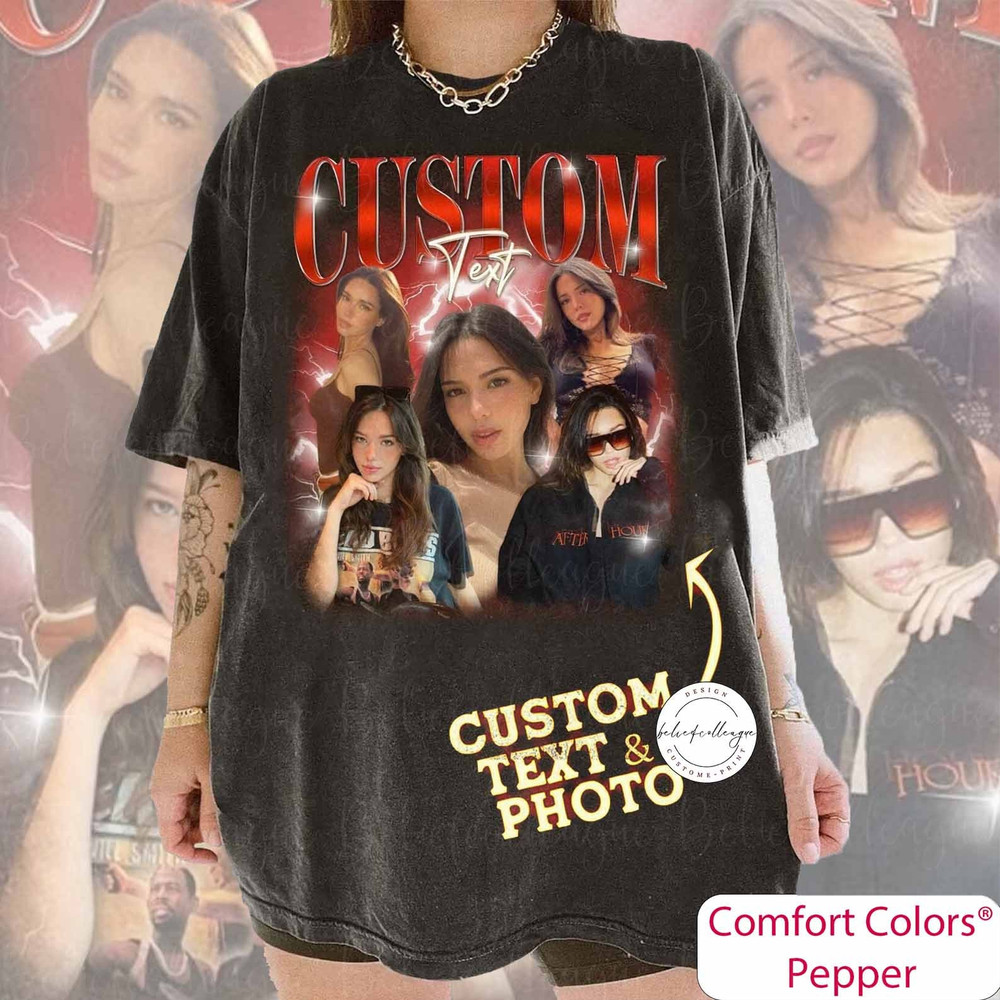 Custom Bootleg Rap Tee, Custom Photo - Retro Custom Bootleg Rap Tee, Custom Your Photo, Insert Your Design, Vintage Graphic 90s Tshirt 3.jpg