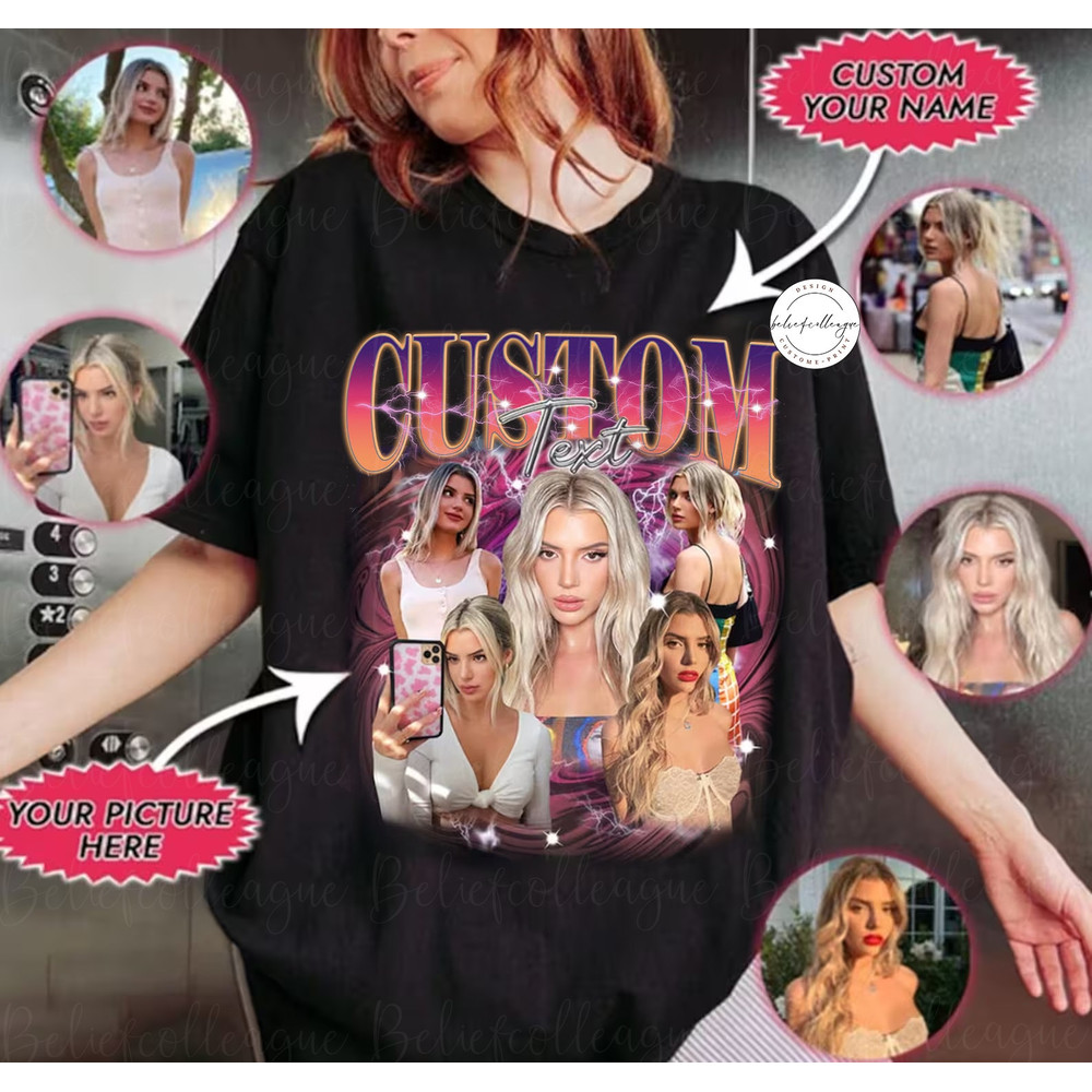 Custom Bootleg Rap Tee, Custom Photo - Retro Custom Bootleg Rap Tee, Custom Your Photo, Insert Your Design, Vintage Graphic 90s Tshirt.jpg