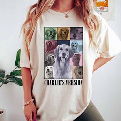 custom era's tour comfort colors shirt, custom dog cat shirt, custom pet portrait shirt, d
