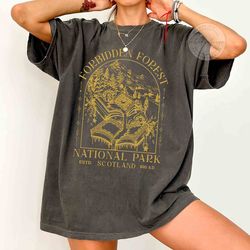 forbidden forest wizard house potter shirt, national park shirt, universal studios shirt,