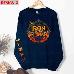 Iron Flame Sweatshirt, Basgiath War College Shirt, Fourth Wing Shirt, Rebecca Yarros Shirt