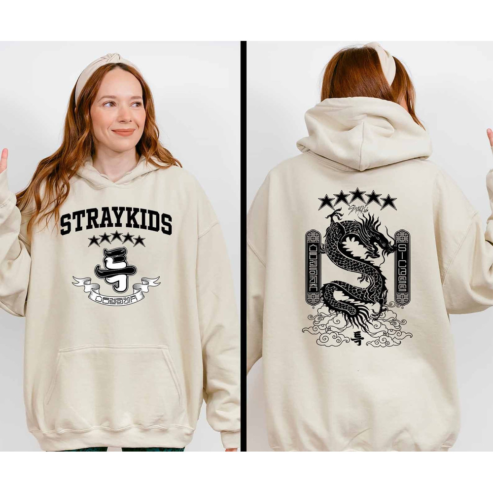 Stray Kids 5 Star 2-Sided Hoodie, Stray Kids SkzMembers Shirt, Skz Rock Star Shirt, Bang Chan Sweatshirt, Han, Changbin, Hyunjin.jpg