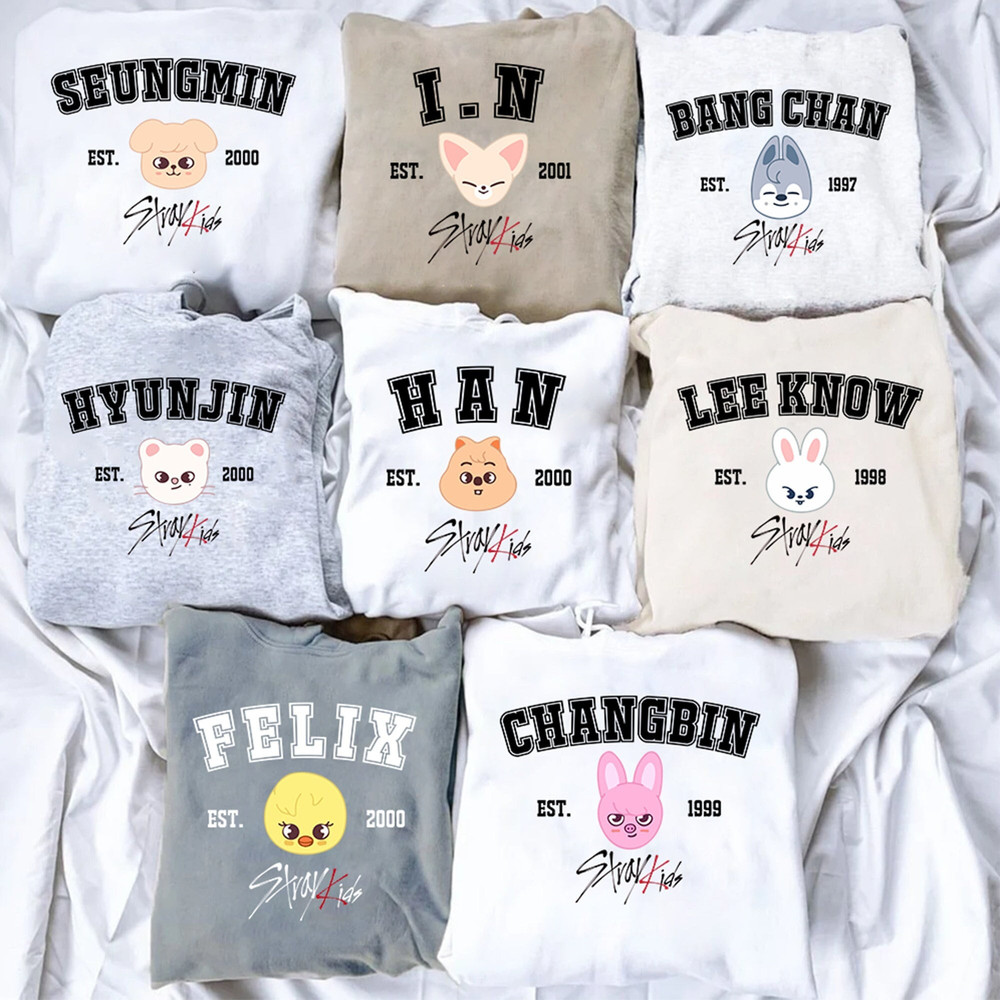 Stray Kids Shirt, SKZOO Characters Shirt, Stray Kids World Tour 2023 Shirt, Stray Kids 5 Star Sweatshirt, Music Lovers TShirt.jpg