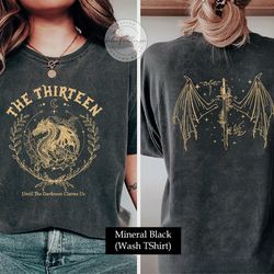 the thirteen shirt, from now until the darkness claims us, sarah j maas, throne of glass t