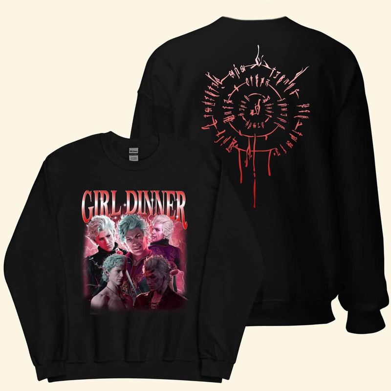 Vintage Astarion Girl Dinner Sweatshirt Sweatshirt, Adventure Awaits, BG3 Shadowheart Shirt, For Karlach Tee, Minthara Gift For Minsc.jpg
