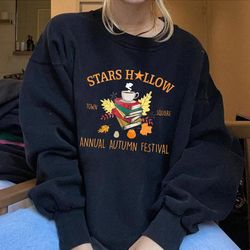 vintage stars hollow autumn festival sweatshirt, gilmore girls sweatshirt, fall crewneck s