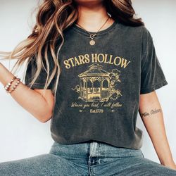 vintage stars hollow shirt, gilmore girls sweatshirt, fall crewneck sweater, retro stars h