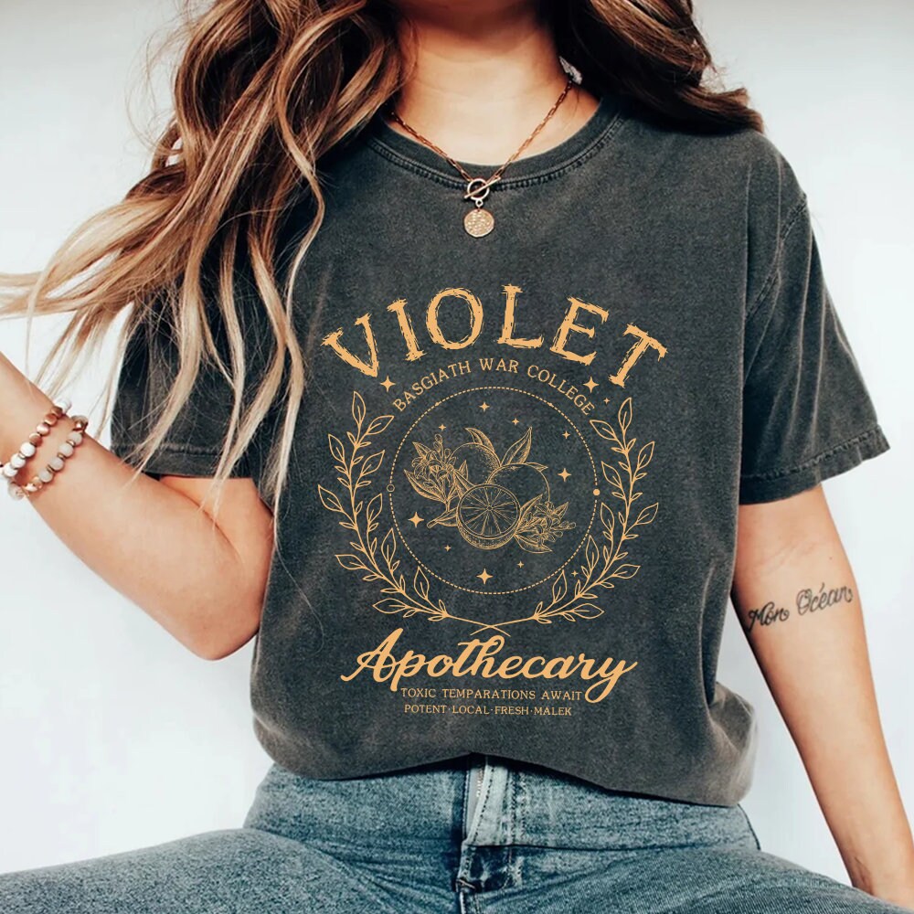 Violet Sorrengail Apothecary Shirt Basgiath War College Fourth Wing gift for book lovers.jpg