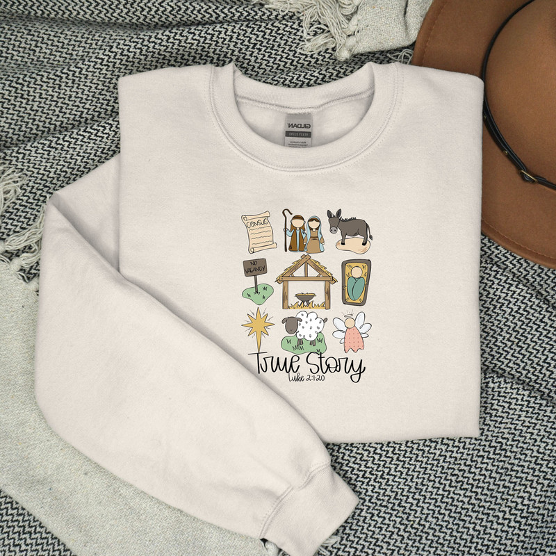 True Story Comfort colors Shirt, True Story Christmas Shirt, Christmas Nativity Shirt, Christmas Shirt, Nativity Shirt,Jesus Christmas Shirt.jpg