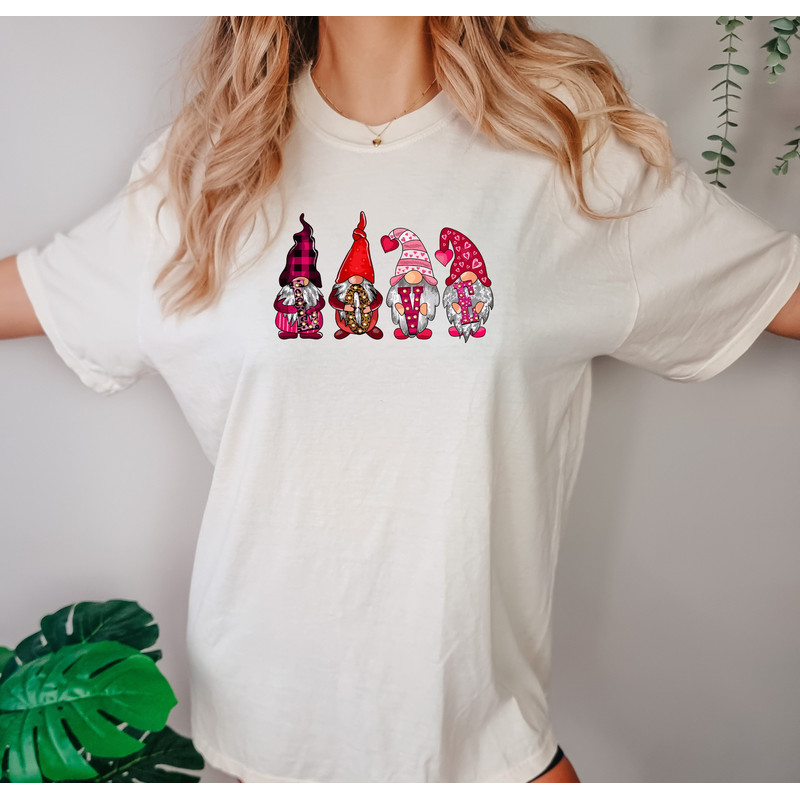 Valentine Gnomes comfort colors Shirt,Gnome Heart Shirt, Valentine Day Shirt for Women, Valentines Day Gift, Happy Valentines Day Shirt, tee.jpg