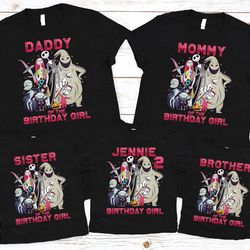 customized the nightmare before christmas birthday shirt, nightmare before christmas birth