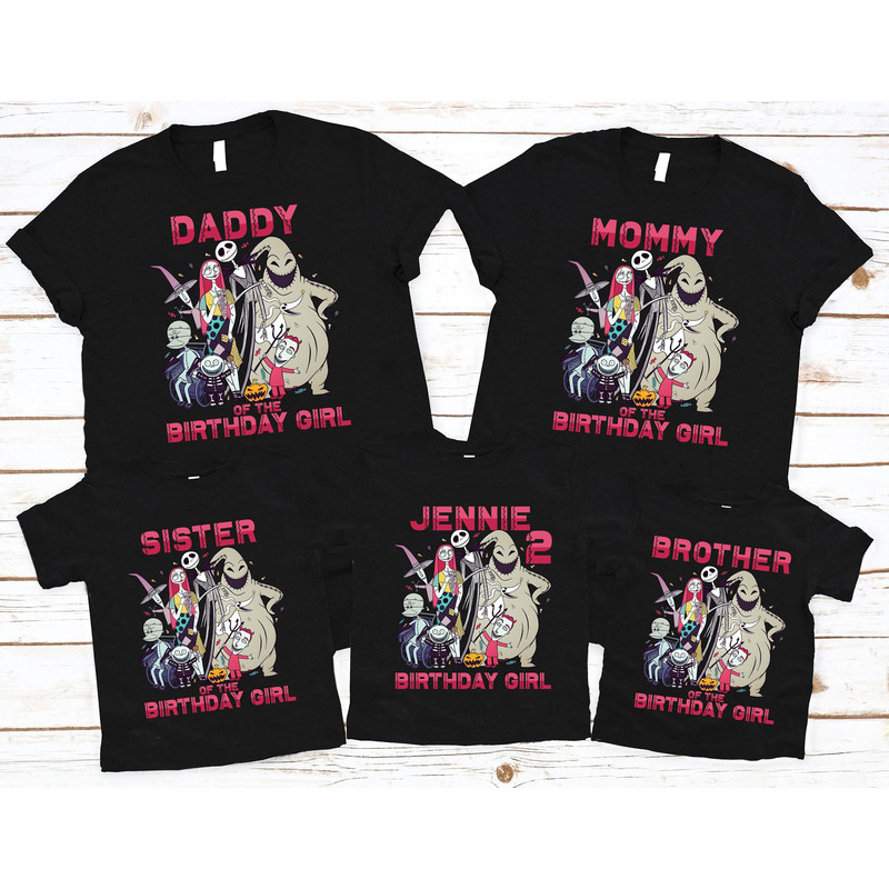 Customized The Nightmare Before Christmas Birthday Shirt, Nightmare Before Christmas Birthday Shirt, Halloween Matching Birthday Shirt.jpg