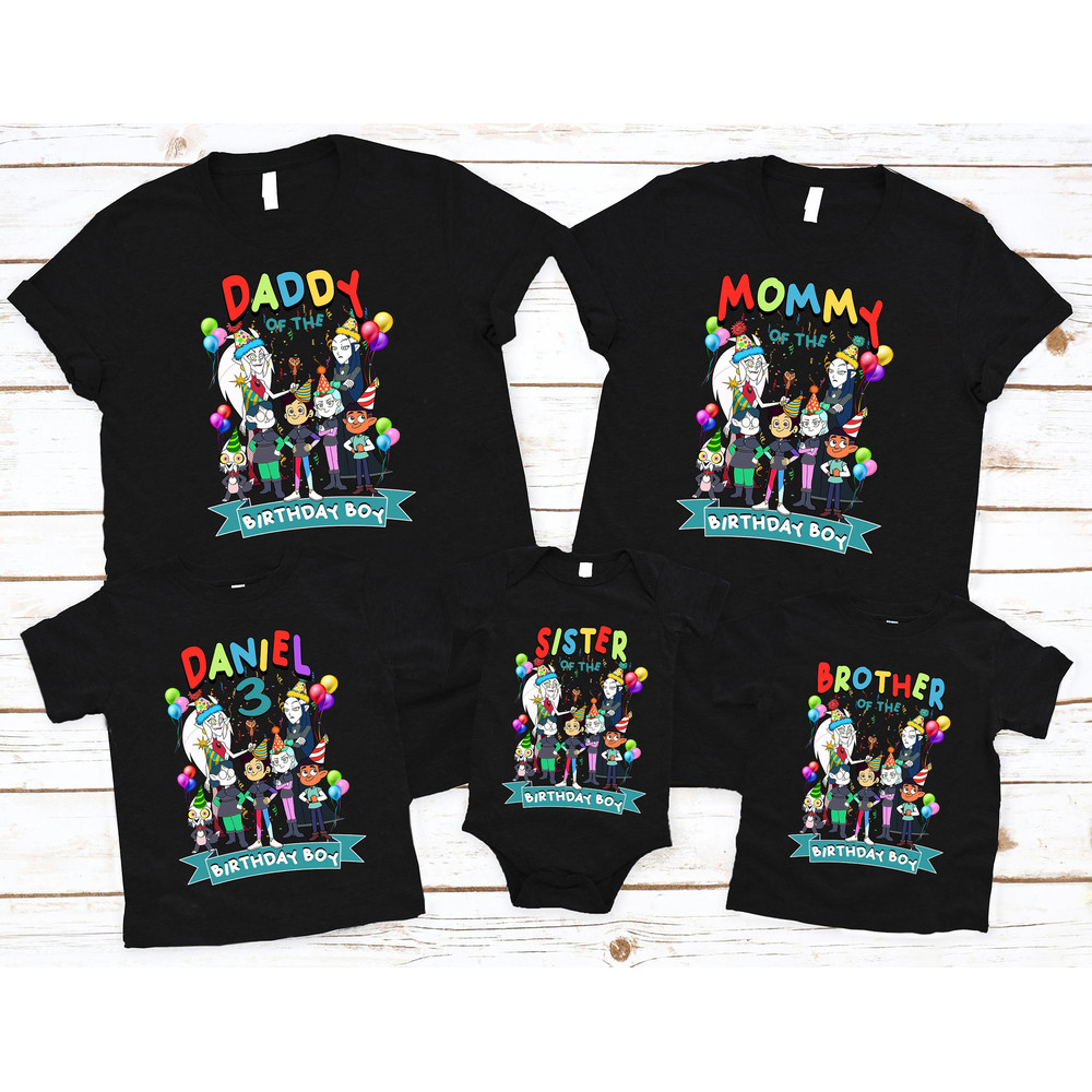 Customized The Owl House Birthday Shirt, The Owl House Family Matching, Personalized The Owl House Shirt.jpg